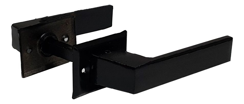 Manija Bruato Biselada Doble Balancin Aluminio Negro Negro