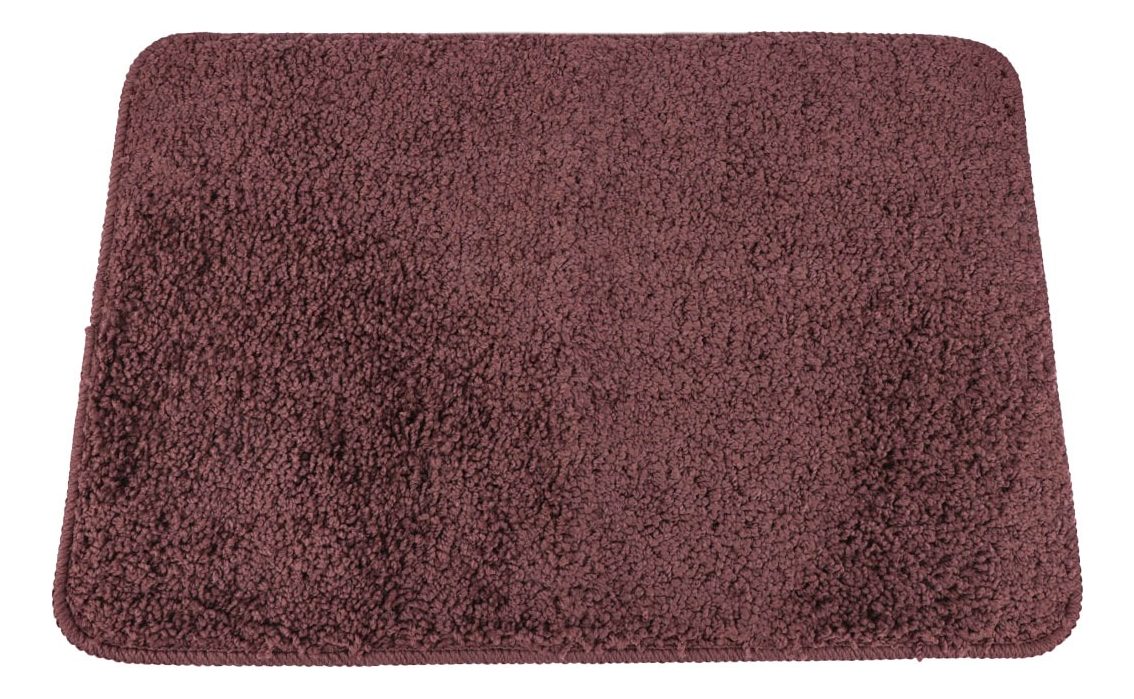 Alfombra De Baño Marrón Marrón Lisa