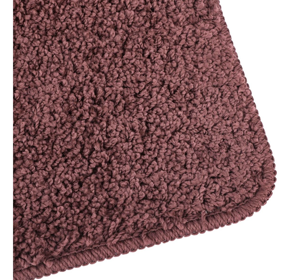 Alfombra De Baño Marrón Marrón Lisa - 1