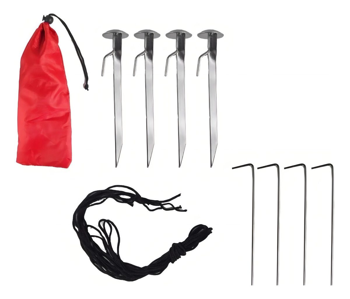 Sombrilla Carpa Playera Para Viento 2,5m Roja Vonne Scp04 Y Saca Arena Rojo Liso - 3
