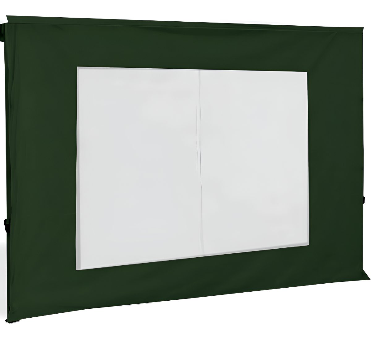 Pared Lateral Gazebo Kushiro Con Ventana 3x1.96m 420d Color Verde