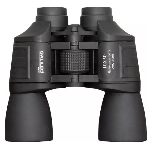 Binocular Zcy 10x Galileo Largavistas Lente Ruby Bak-7 Goma Color Negro