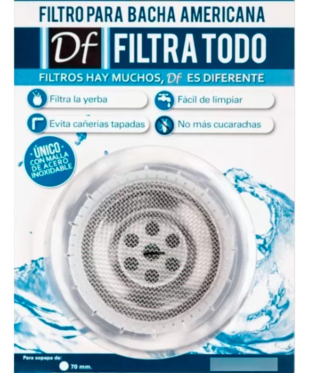 Filtro Para Bacha Americana 70 Mm Degafil