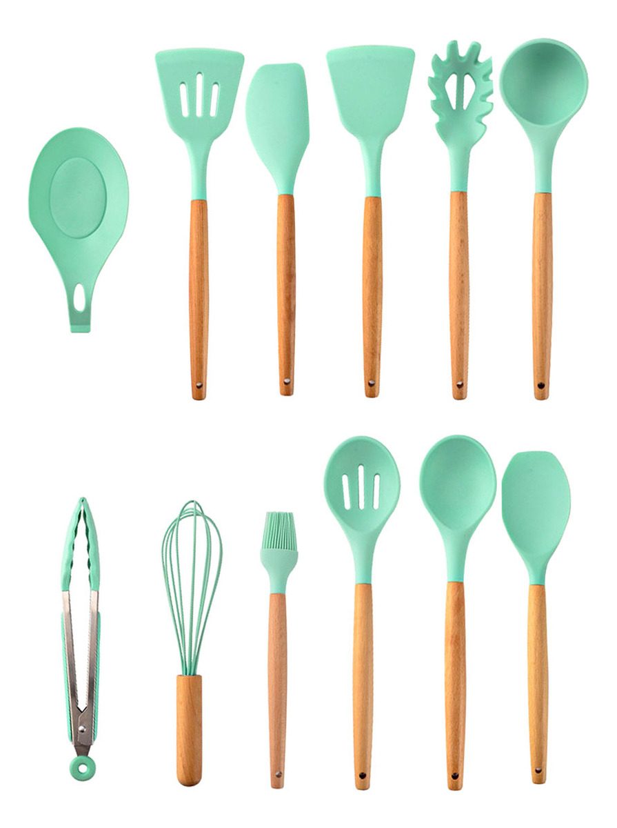Set De 13 Utensilios De Silicona