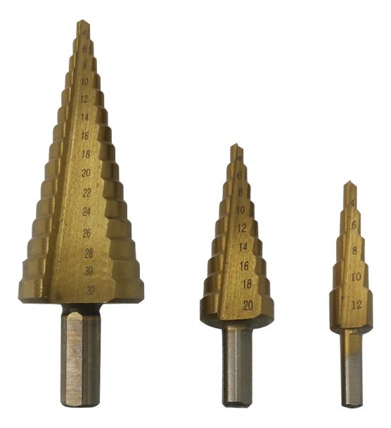 Set 3 Brocas Escalonadas 4-12/20/32