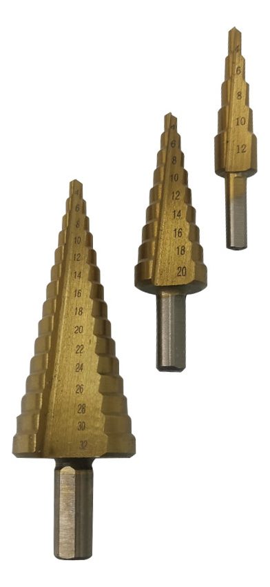 Set 3 Brocas Escalonadas 4-12/20/32 - 1