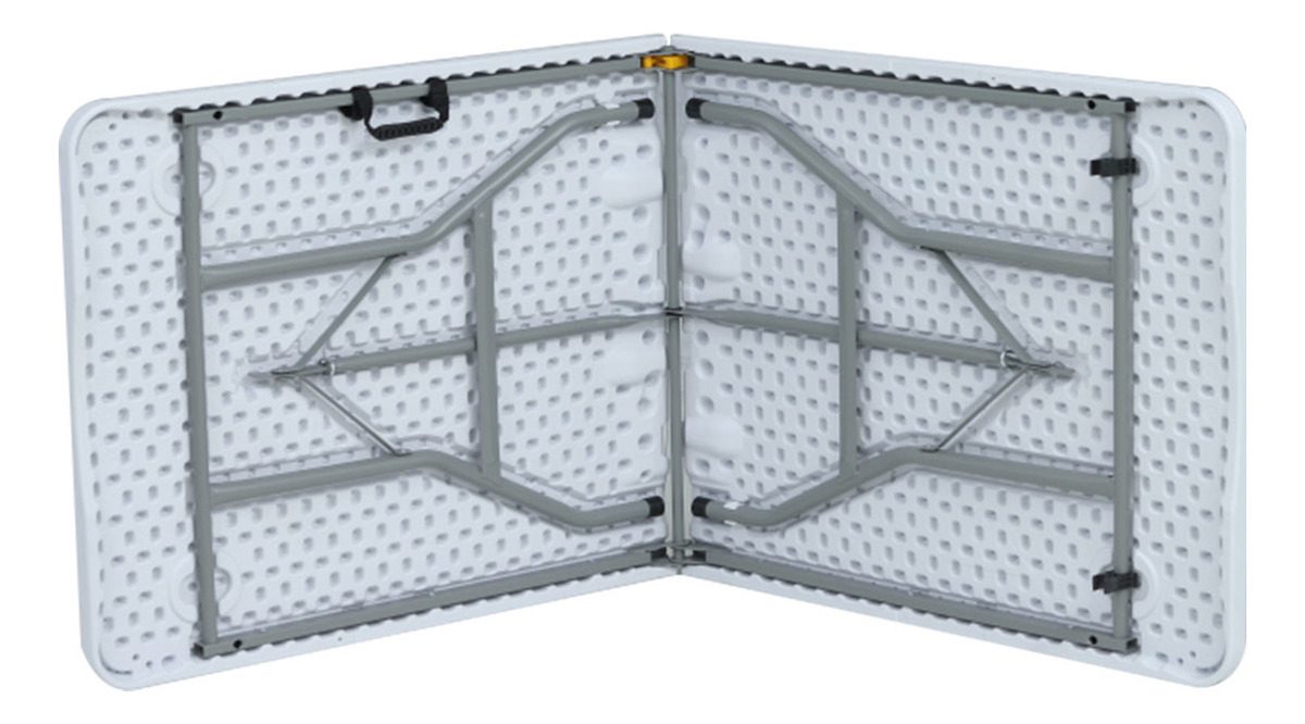 Mesa Plegable Jardín Pro 180 Cm Blanca Blanco - 1
