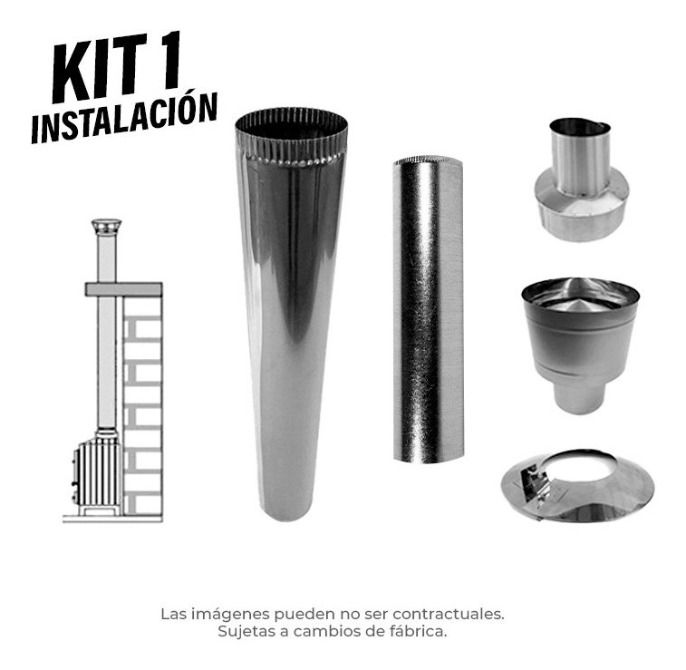 Kit No1. Por Techo O Salida Recta 6 