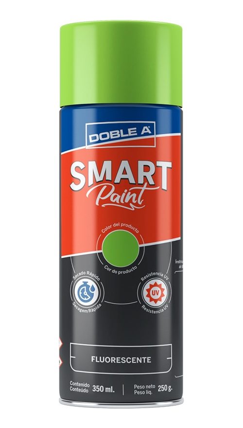 Smart Paint Aa 350ml Verde Fluorescente