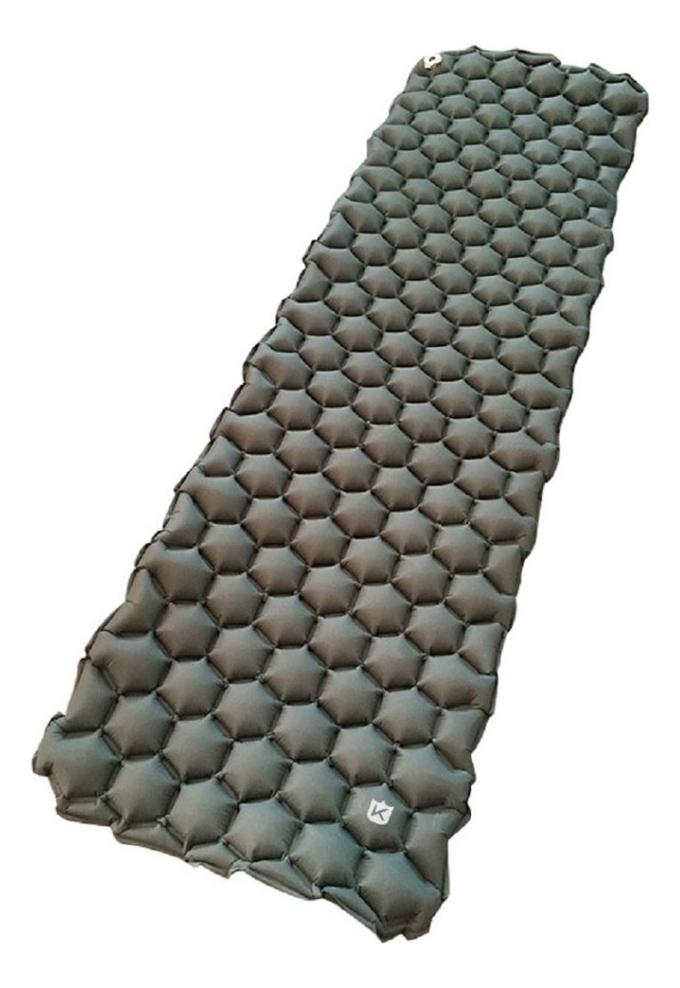 Colchoneta Inflable Camping Kushiro Gris