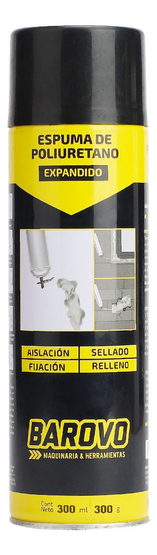 Cartucho De Espuma De 300 Ml Poliuretano Expandido Barovo