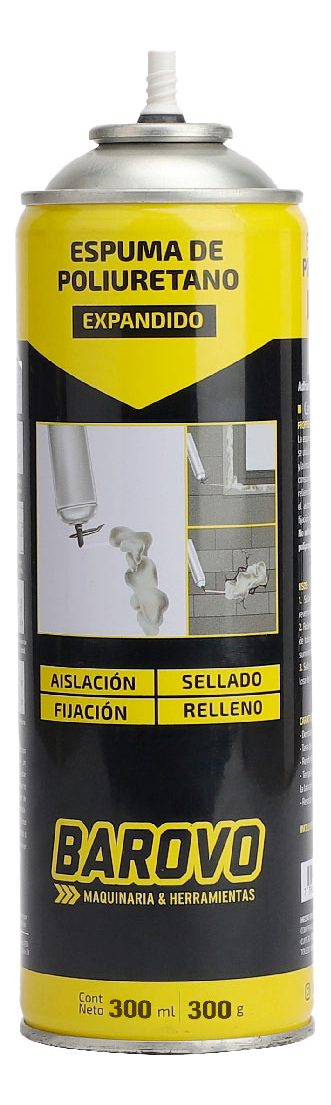 Cartucho De Espuma De 300 Ml Poliuretano Expandido Barovo - 2