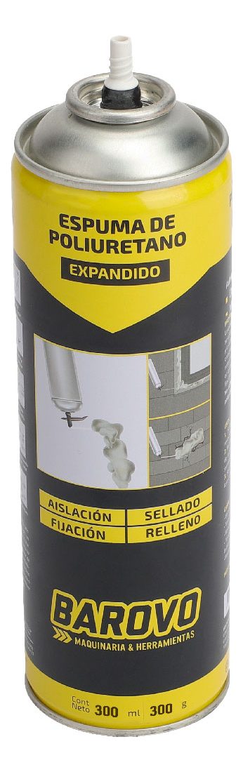 Cartucho De Espuma De 300 Ml Poliuretano Expandido Barovo - 3