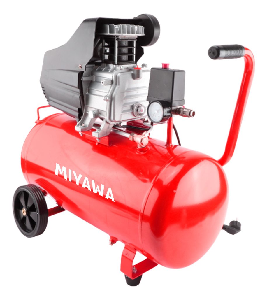 Compresor 45 L De 1,5 Hp Miyawa K25-1.5a Rojo