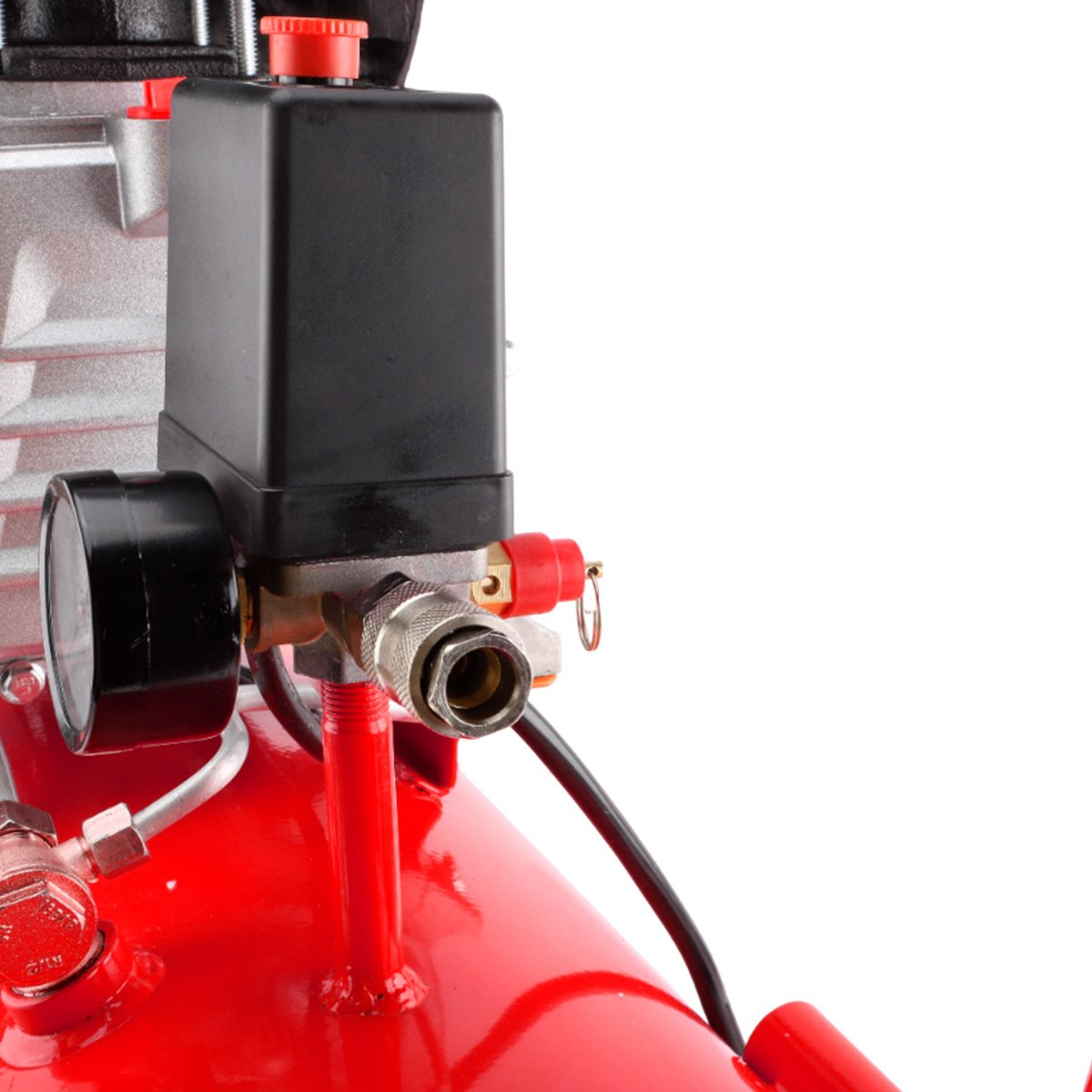 Compresor 45 L De 1,5 Hp Miyawa K25-1.5a Rojo - 7