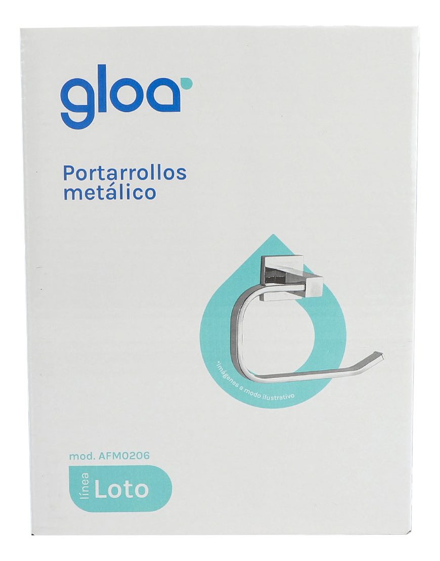 Portarrollos Metálico Línea Loto Gloa Metal - 3