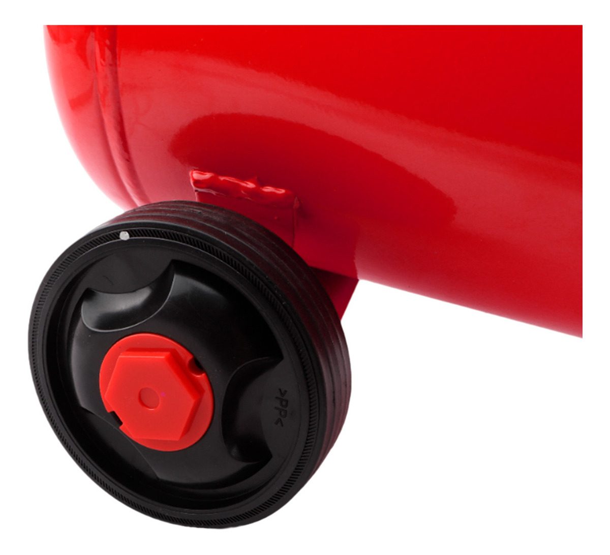 Compresor 24 L De 1,2 Hp Con Kit De 3 Piezas Miyawa Rojo - 5