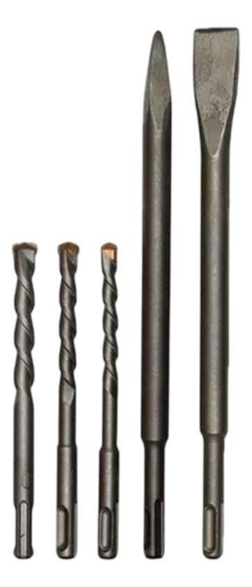 Rotopercutor 800 W Con Maletín Y Accesorios Miyawa Rojo - 2