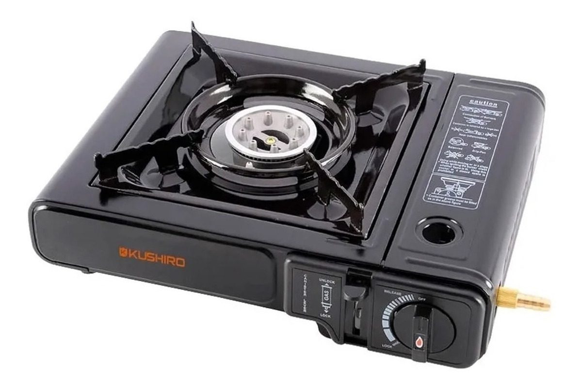 Kushiro Apcagb01 Anafe Dual Portátil Para Camping Con Maletín