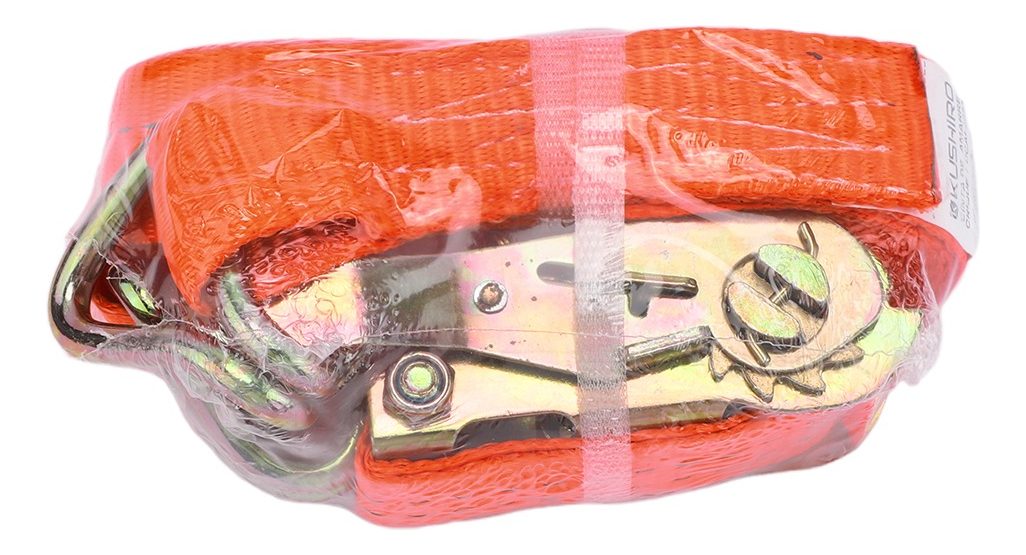 Crique Tensor Traca Traka Cinta Amarre 50mm X5m 4ton Kushiro Naranja - 1