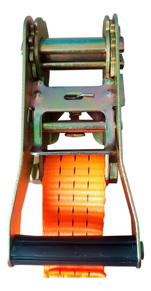 Cinta De Amarre Traca Traca 800 Kg 5 Metros Kushiro Color Naranja - 3