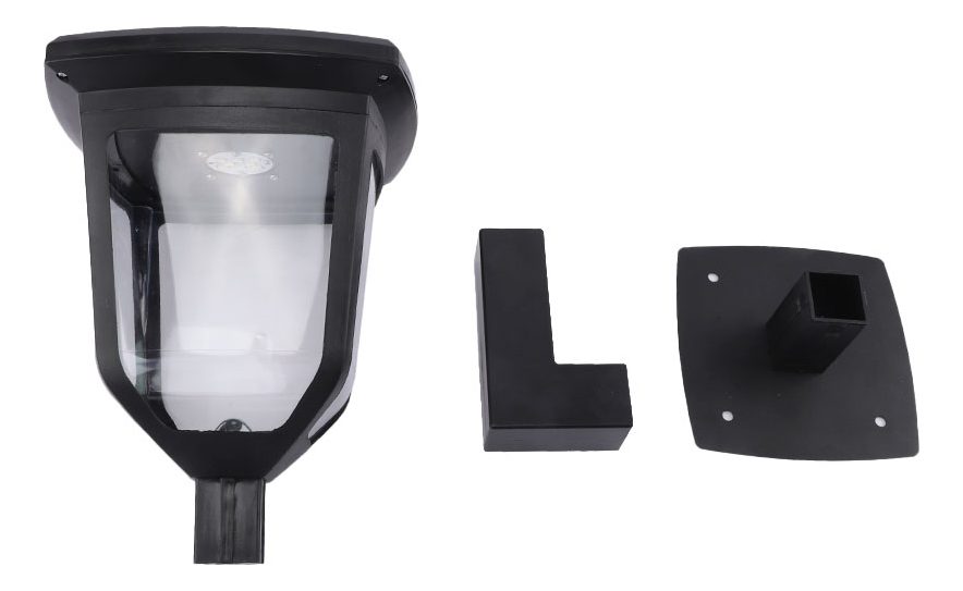 Farol Led Solar Luz Fría Etheos Negro - 5