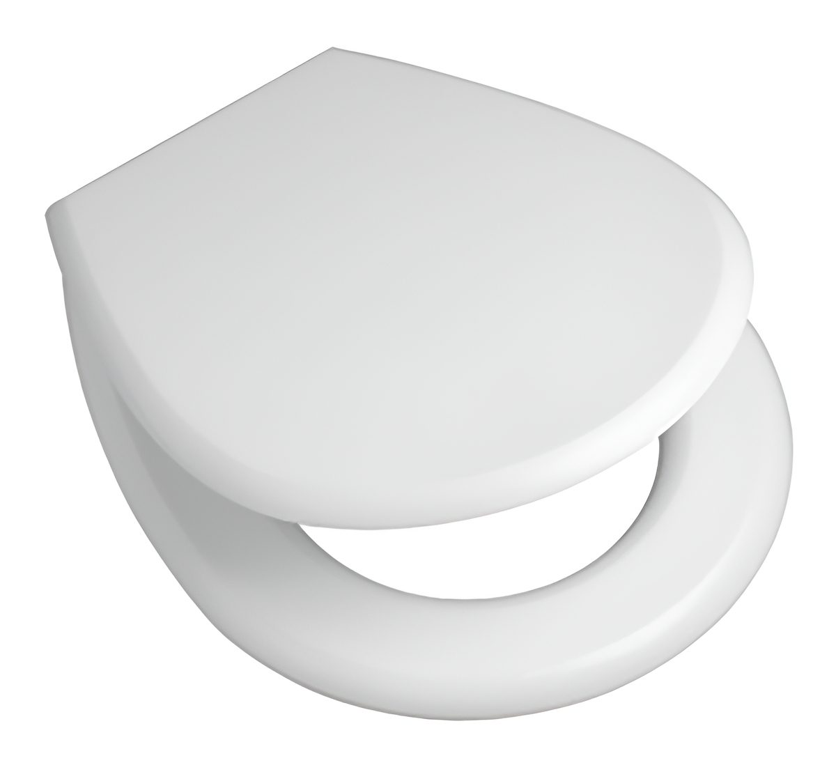 Tapa Asiento Inodoro Madera H.plástico Compatible Con Pilar Color Blanco