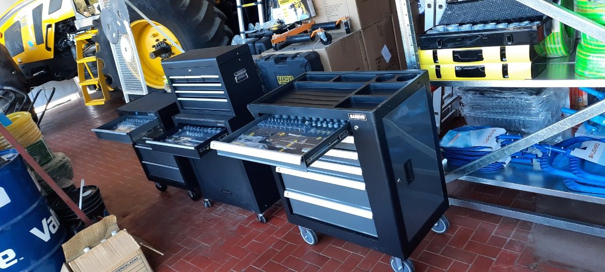 Gabinete Carro Porta Herramientas Con Ruedas 167 Pzs Barovo - 4