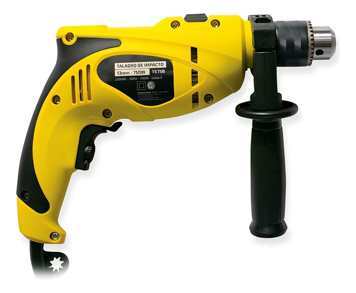 Taladro Percutor Atornillador 13mm 750w Mechas Puntas Maletin Barovo - 2