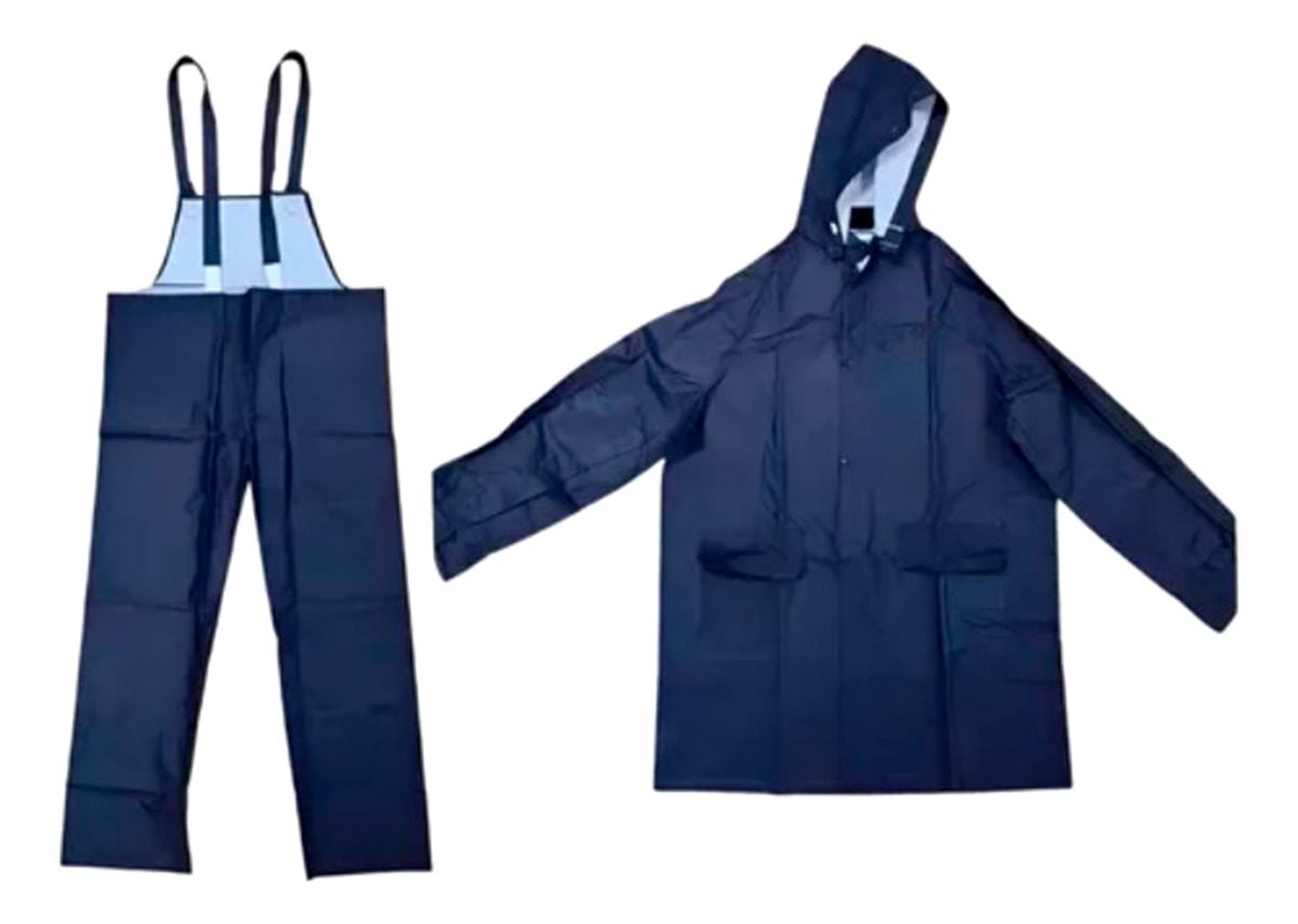 Traje De Lluvia Jardinero Kushiro Ftls-001a Azul Consultar - 1
