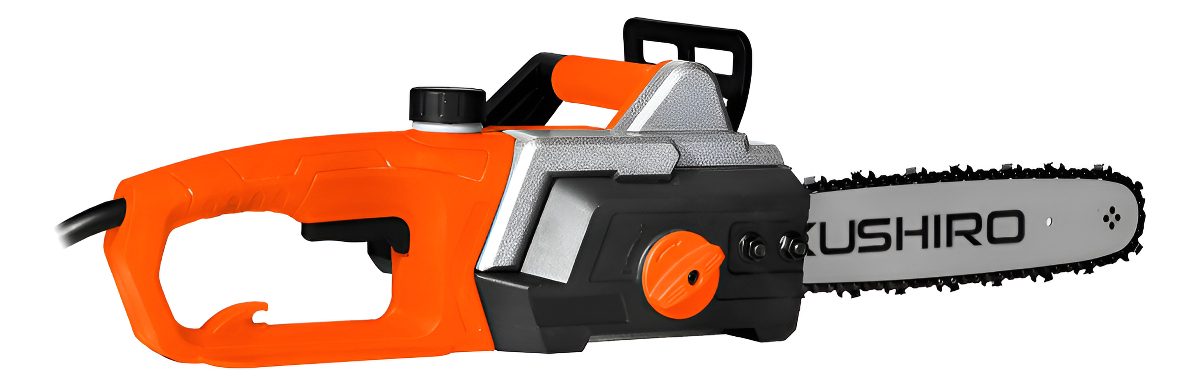 Motosierra Eléctrica 12 Pulgadas Con Cable Kushiro Color Naranja