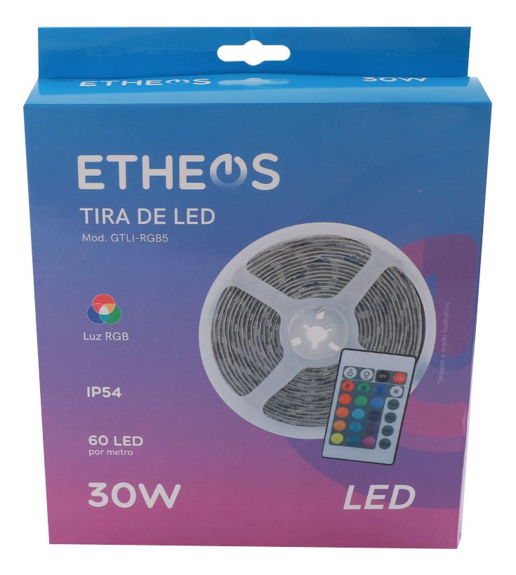 TIRA LED 12V RGB IP54 60 LED