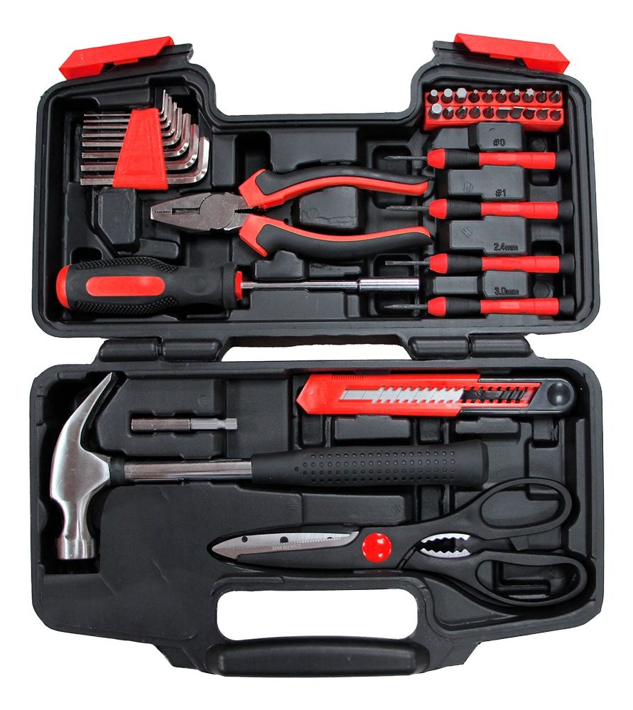 Kit De Herramientas Miyawa Dkhk-039p 38 Piezas C/maleta Color Negro