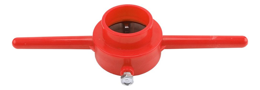 Set Terraja Manual Miyawa Modelo Dtmi-tm03 Para Roscar Caños 1/2 A 1 Pulgada Rojo - 1