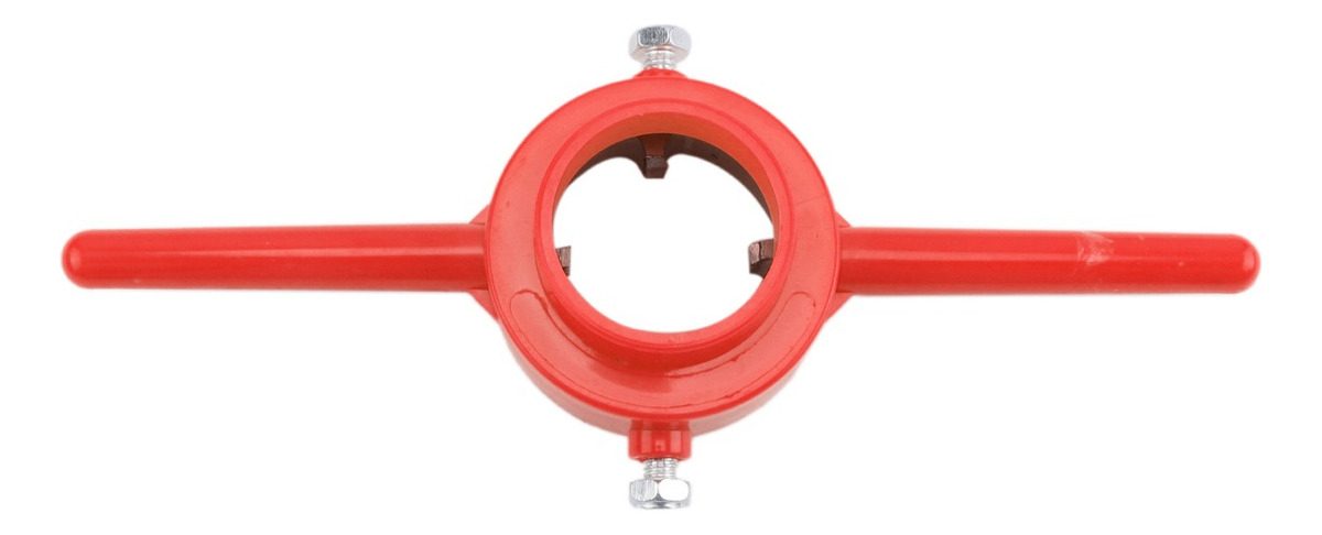 Set Terraja Manual Miyawa Modelo Dtmi-tm03 Para Roscar Caños 1/2 A 1 Pulgada Rojo - 3