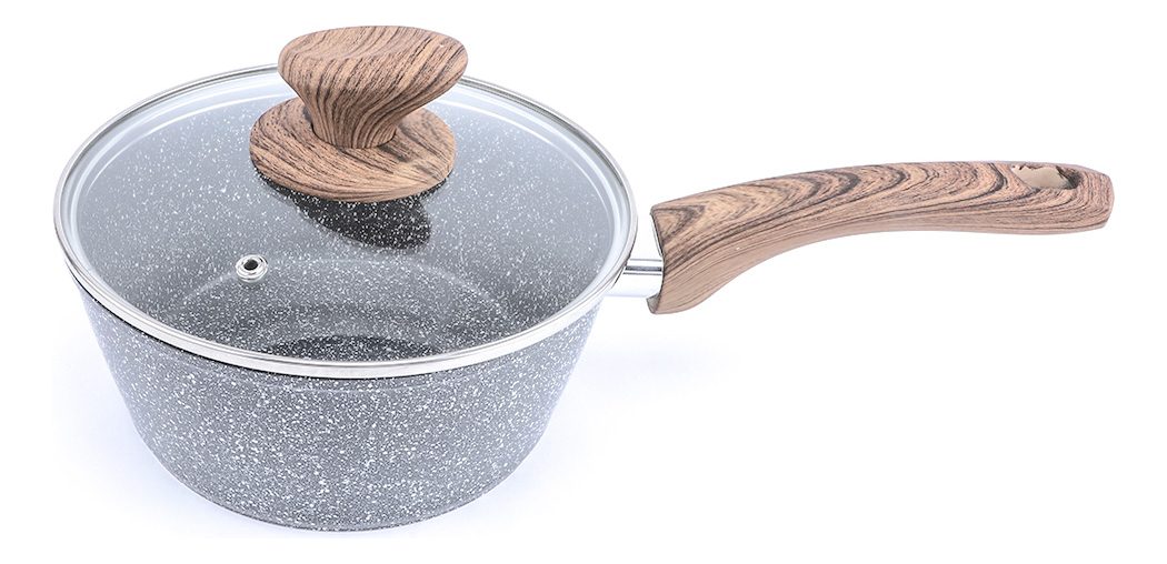 Cacerola Forjada De 18 Cm Con Mango Nature Vonne Ccai-gc18 - Gris