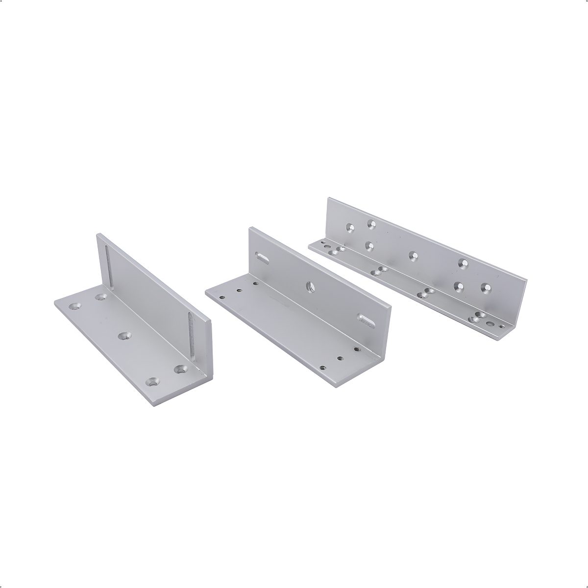 Soporte Zl Cerradura Electromagnética 180 Kg 300 Lb Plateado