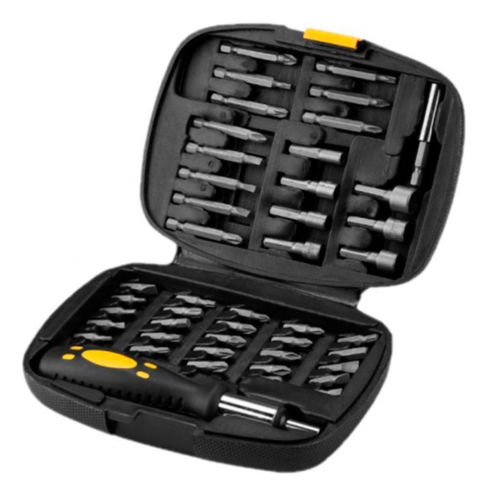 Kit De Puntas Y Tubos 1/4  - 45 Piezas Barovo Djpk-0045