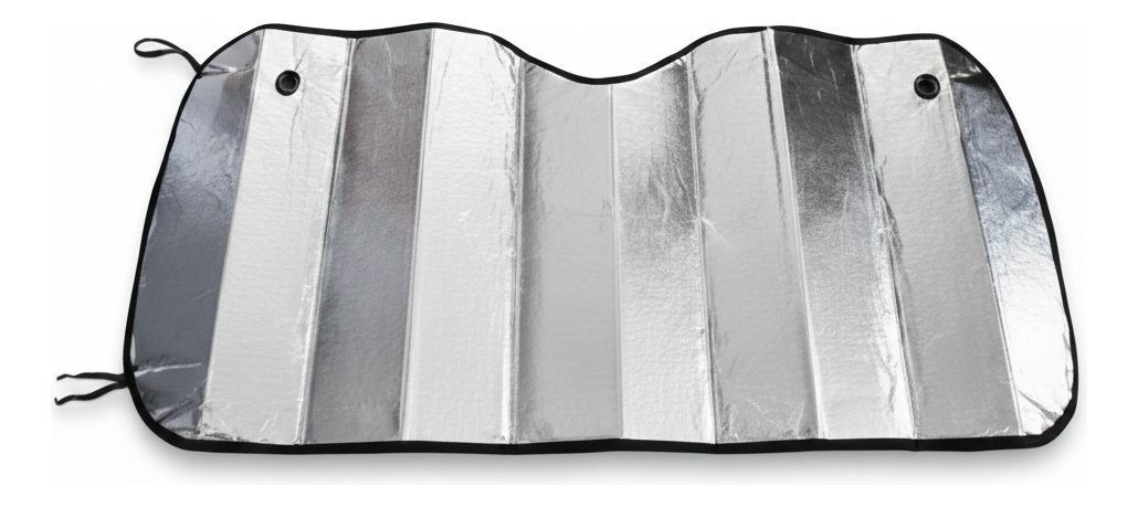Cortina Parasol Delantera Metalizada 130 X 60 Cm Marca Iael
