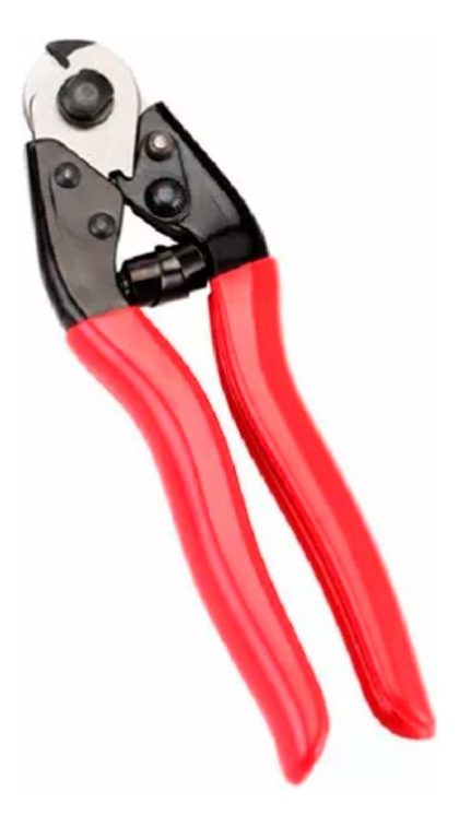 Alicate Pinza Corta Cable Acero Tijera Profesional Rojo