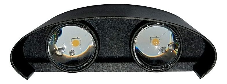 Bidireccional De Exterior Led 4w Fría Negro