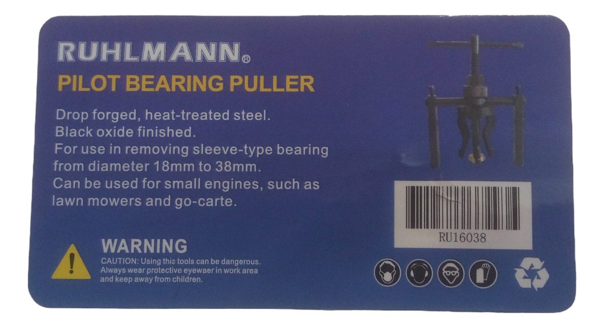 Extractor Ruleman 3 Garras 18-38mm Ruhlmann Pilot Taller - 3