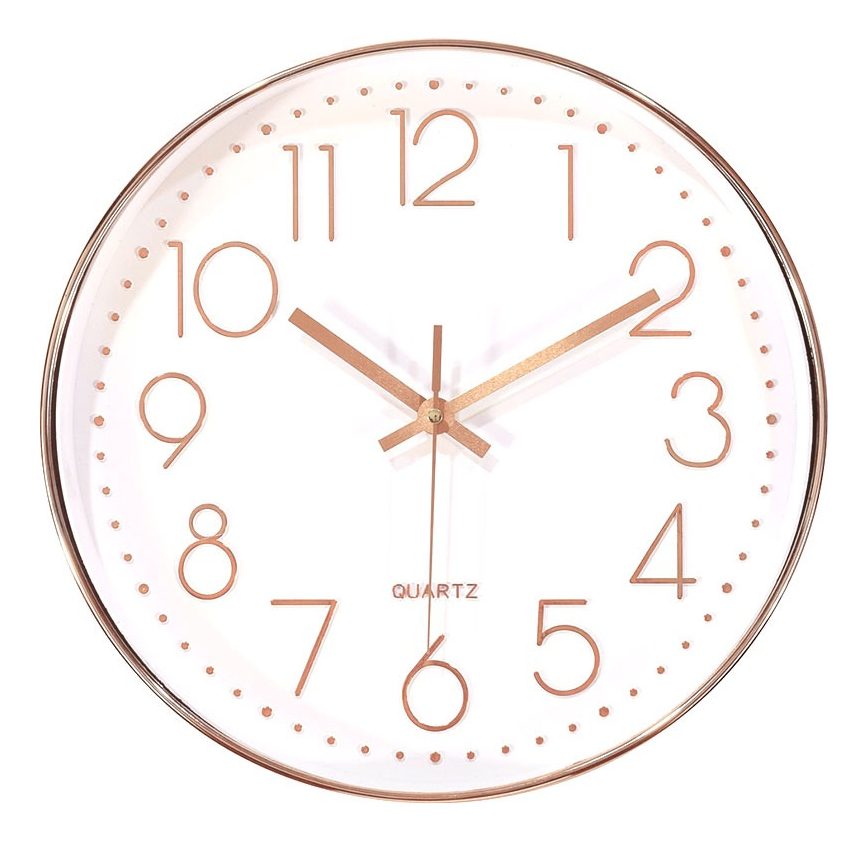 Reloj Rosa Oro 30 Cm Rosa Oro Gris - 1