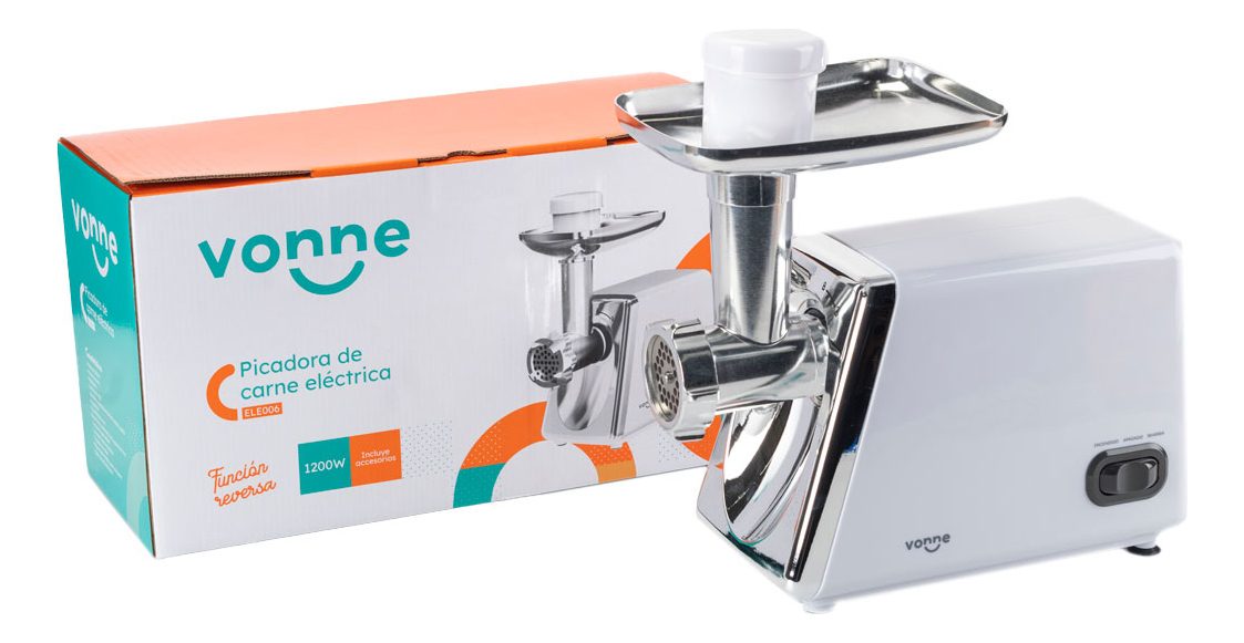 Picadora De Carne Eléctrica Vonne Ele006 De 220v - 7