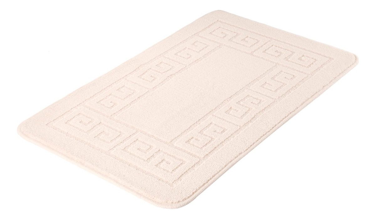 Alfombra De Baño Marfil Marfil Lisa