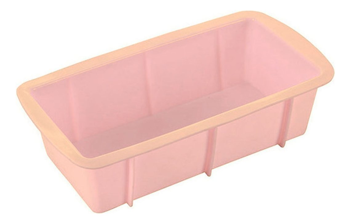 Molde De Silicona Para Budín 25 Cm Rosa