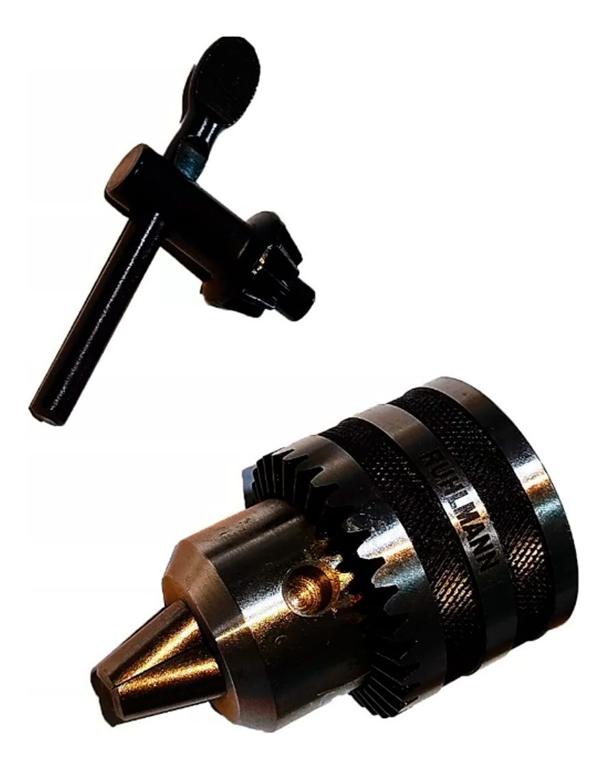 Mandril Profesional 13mm B16 Conico Ruhlmann + Llave