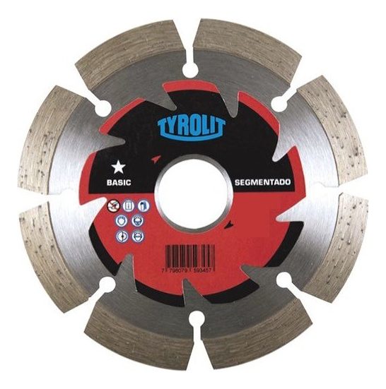 Disco Diamantado Tyrolit 115mm Corte Hormigón Piedra Amoladora