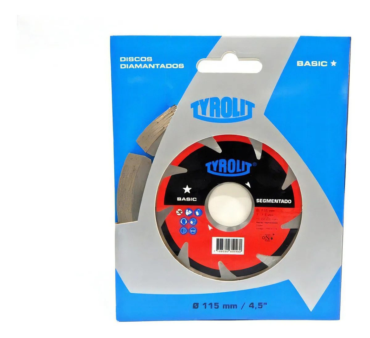 Disco Diamantado Tyrolit 115mm Corte Hormigón Piedra Amoladora - 1