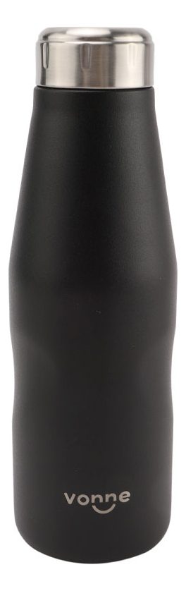 Botella Térmica Mark 500 Negro Vonne Negro